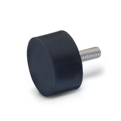 Vibration Isolators; Isolator Type: Plate/Stud; Insert Material: Stainless Steel; Isolator Material: Natural Rubber; Maximum Load Capacity: 1770.39 N; Top Diameter: 38.00; Bottom Diameter: 38; Thread Size: 5/16-18; Overall Width: 38 mm