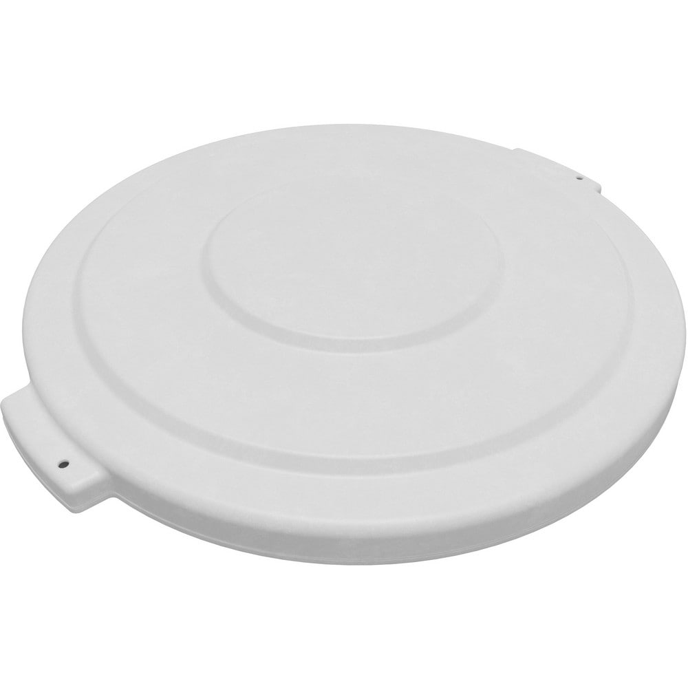 Trash Can & Recycling Container Lids; Lid Type: Flat; Lid Shape: Round; Container Shape: Round; Compatible Container Capacity: 44 Gallon; Color: White; Material: HDPE; For Use With: Bronco 44 Gallon Trash Container