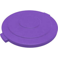 Trash Can & Recycling Container Lids; Lid Type: Flat; Lid Shape: Round; Container Shape: Round; Compatible Container Capacity: 55 Gallon; Color: Purple; Material: HDPE; For Use With: Bronco 55 Gallon Trash Container