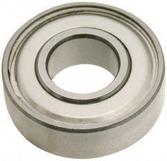 Miniature Ball Bearing: 3 mm Bore Dia, 10 mm OD, 4 mm OAW