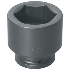 Impact Socket: 1-1/2" Drive, 7-1/4" Socket, Hex Drive