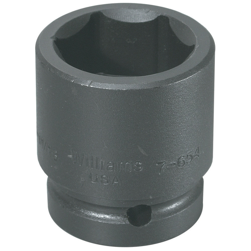 Impact Socket: 1" Drive, 2-3/4" Socket, Hex Drive