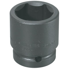 Impact Socket: 1" Drive, 1-11/16" Socket, Hex Drive