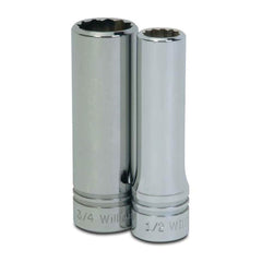 Deep Socket  Hand Socket: 1/2" Drive, 1" Socket, 12-Point