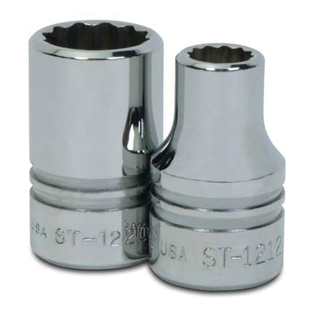 Standard  Hand Socket: 1/2" Drive, 25/32" Socket, 12-Point