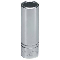 Deep Socket  Hand Socket: 1/2" Drive, 15.00 mm Socket, 12-Point