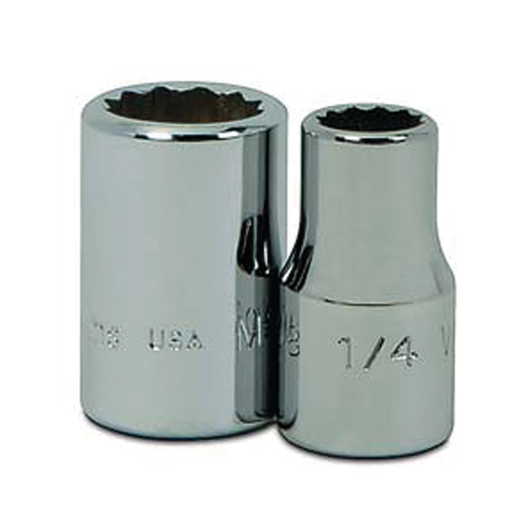 Standard  Hand Socket: 1/4" Drive, 7/16" Socket, 12-Point