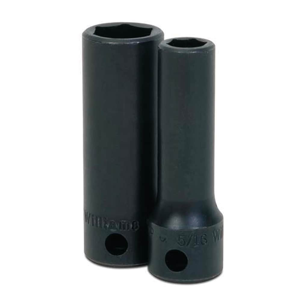 Impact Socket: 3/8" Drive, 5/8" Socket, Hex Drive