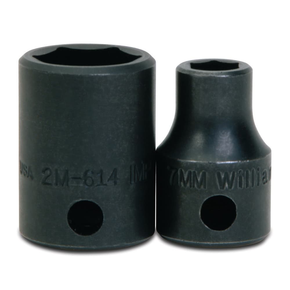 Hand Socket: 3/8" Drive, 13.00 mm Socket, 6-Point