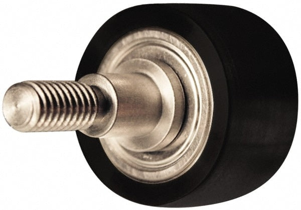 Plain Cam Follower: 0.5" Roller Dia, 0.313" Roller Width, 0.5" Stud Dia