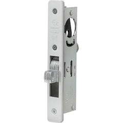 Deadbolts; Deadbolt Type: Deadlock; Lock Type: Single Cylinder; Key Type: Keyless; Mount Type: Mortise; Material: Metal; Minimum Door Thickness: 1.375 in; Maximum Door Thickness: 1.75; Finish: Satin Aluminum Clear Anodized