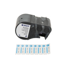 Labels, Ribbons & Tapes; Application: Label Printer Cartridge; Type: Label Printer Cartridge; Color Family: Blue; Color: Black on Blue, White