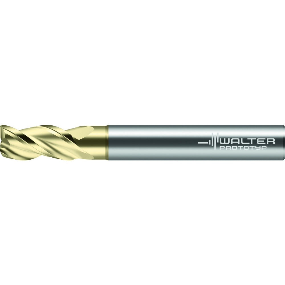 Corner Radius End Mill: 3/4" Dia, 1-3/8" LOC, 0.0600" Radius, 3 Flute, Solid Carbide