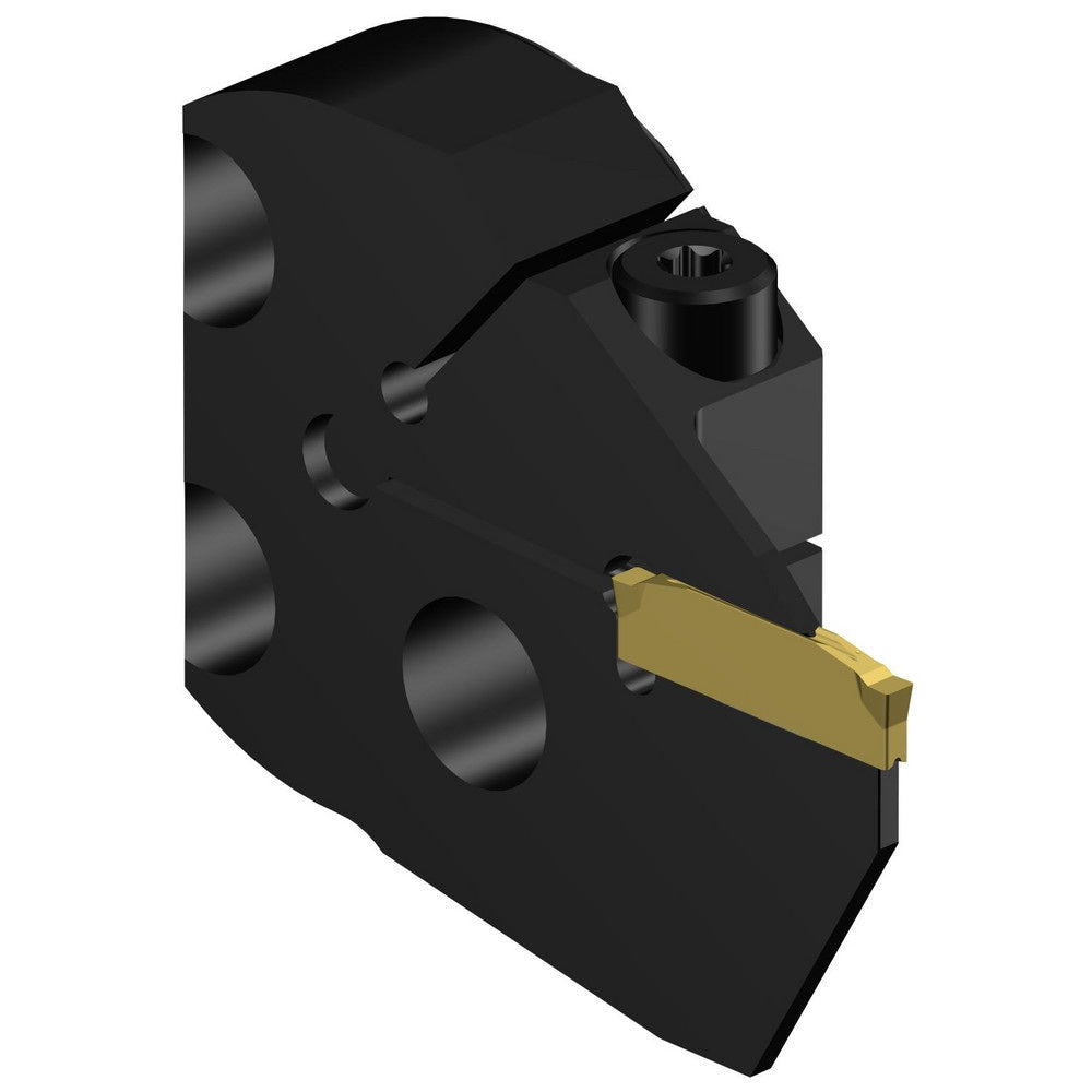 Modular Grooving Cutting Unit Heads; System Size: 40 mm; Maximum Depth of Cut (Decimal Inch): 0.5906; Maximum Depth of Cut (mm): 15.00; Minimum Groove Width (Decimal Inch): 0.0728; Minimum Groove Width (mm): 1.85; Maximum Groove Width (Decimal Inch): 0.08