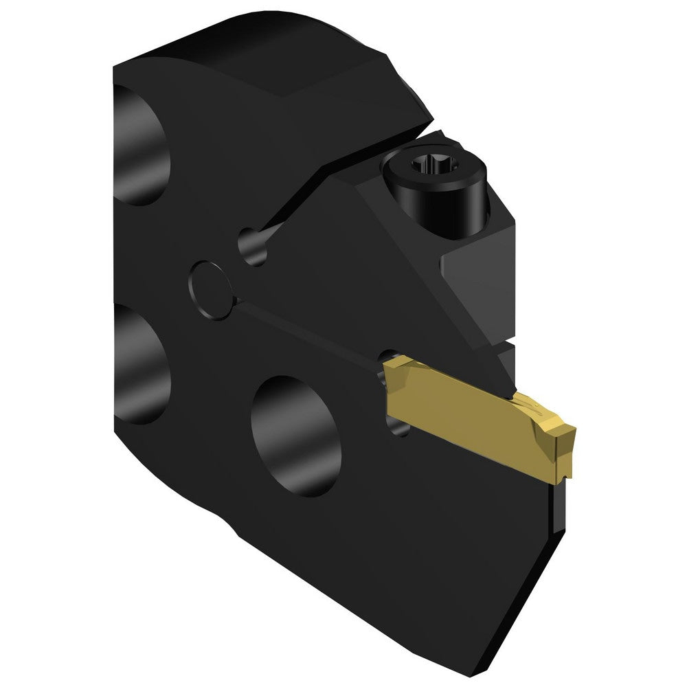 Modular Grooving Cutting Unit Heads; System Size: 40 mm; Maximum Depth of Cut (Decimal Inch): 0.5906; Maximum Depth of Cut (mm): 15.00; Minimum Groove Width (Decimal Inch): 0.0941; Minimum Groove Width (mm): 2.39; Maximum Groove Width (Decimal Inch): 0.12