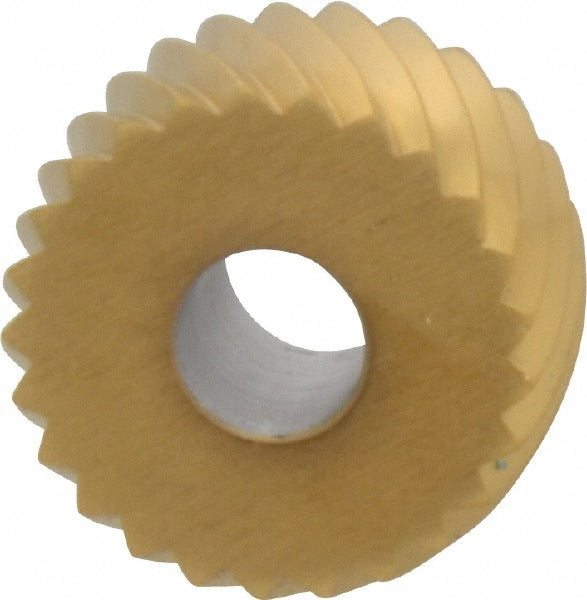 Convex Knurl Wheel: 3/4" Dia, 90 &deg; Tooth Angle, 12 TPI, Diagonal, Cobalt