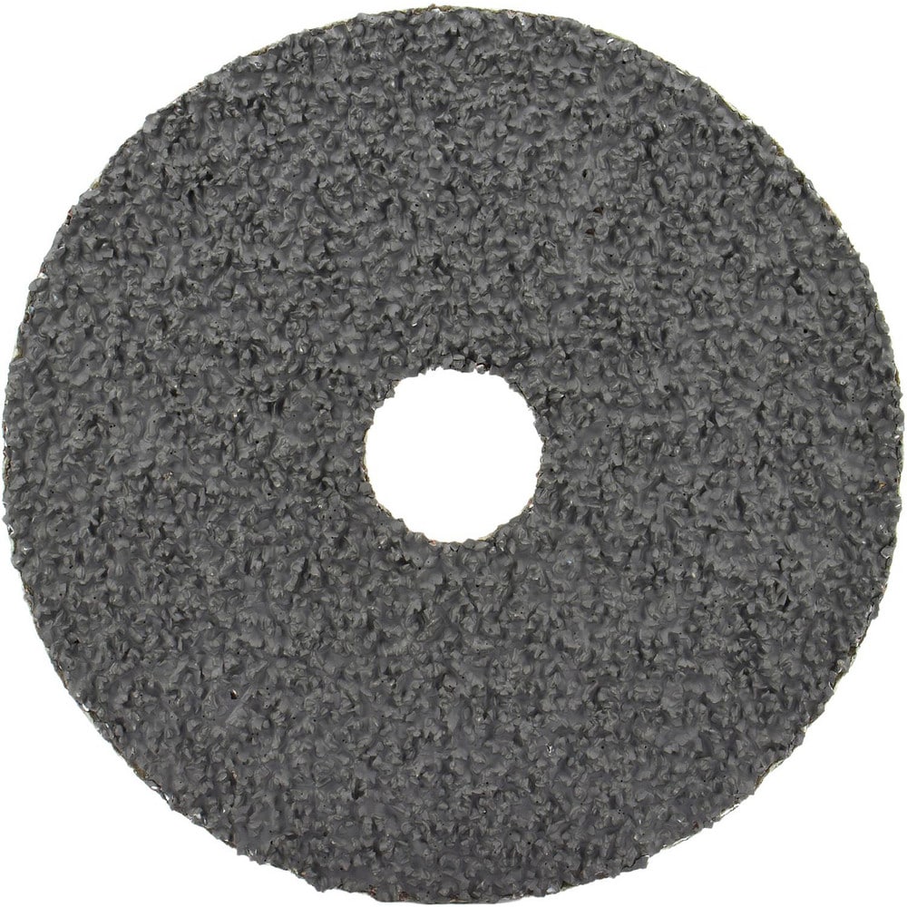 Fiber Disc:  4-1/2" Disc Dia, Arbor Hole, 24 Grit, Ceramic Alumina