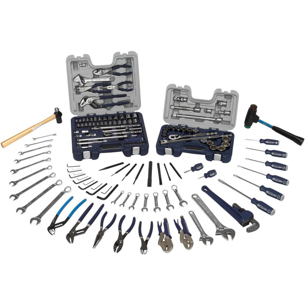 Combination Hand Tool Set: 130 Pc, Maintenance Tool Set