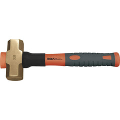 Sledge Hammers; Head Weight (Lb): 18.0000; Tool Type: Sledge Hammer; Head Material: Aluminum Bronze; Head Weight Range: 10 Lb and Larger; Handle Material: Fiberglass; Overall Length Range: 25 to 35.9