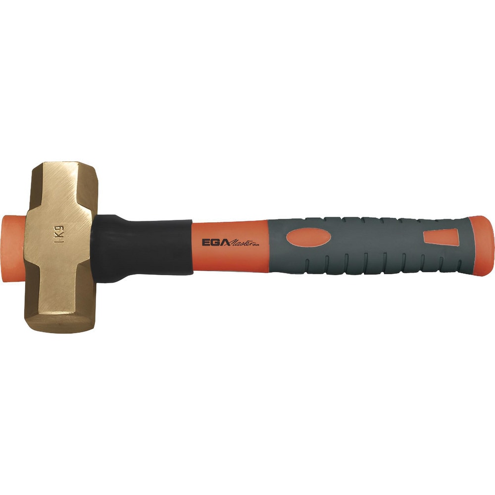 Sledge Hammers; Head Weight (Lb): 5.5116; Tool Type: Sledge Hammer; Head Material: Aluminum Bronze; Head Weight Range: 3 to 5.9 Lb; Handle Material: Fiberglass; Overall Length Range: 25 to 35.9