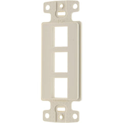 Wall Plates; Wall Plate Type: Outlet Wall Plates; Color: Light Almond; Finish: Smooth; Wall Plate Configuration: Port; Material: Thermoplastic; Shape: Rectangle; Wall Plate Size: Standard; Number of Gangs: 1