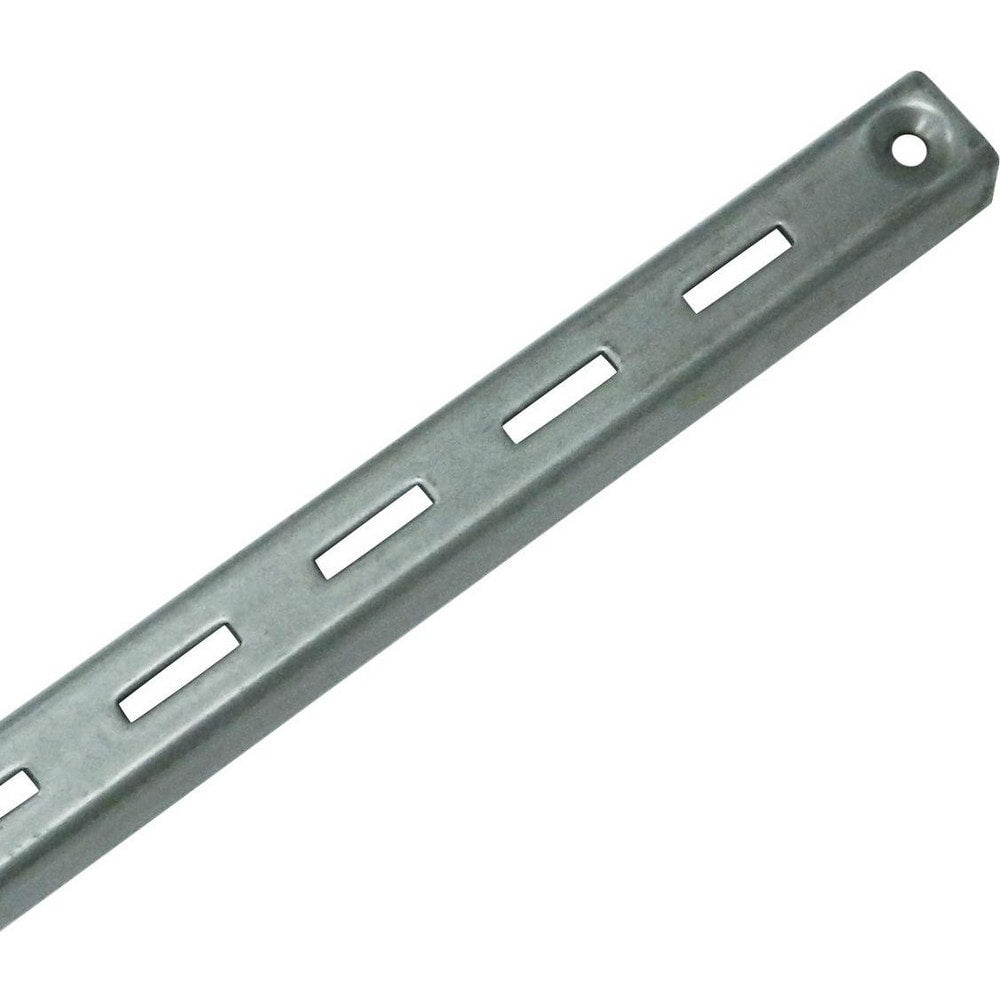 Brackets; Bracket Type: Shelf Standard; Mount Type: Screw-On; Length (Inch): 48 in; Bracket Material: Metal; Overall Width: 0.63 in; Finish: Titanium