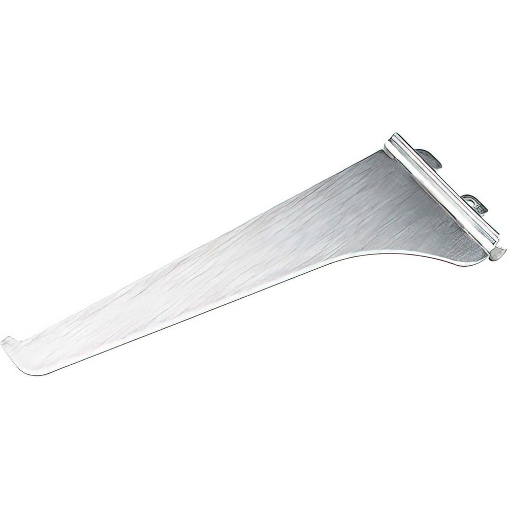 Brackets; Bracket Type: Shelf Bracket; Mount Type: Insert; Length (Inch): 6 in; Bracket Material: Metal; Load Capacity: 50; Overall Width: 0.5 in; Finish: Chrome