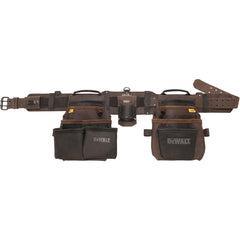 Tool Aprons & Tool Belts; Tool Type: Tool Rig; Minimum Waist Size: 33; Maximum Waist Size: 53; Material: Leather; Number of Pockets: 18.000; Color: Brown; Belt Type: Padded; Overall Width: 4