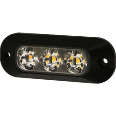 Emergency Light Assemblies; Light Assembly Type: LED Warning Light; Voltage: Multi-Voltage; Mount Type: Permanent, Flush, Surface; Power Source: 12-24V DC; Overall Height: 1.6 in