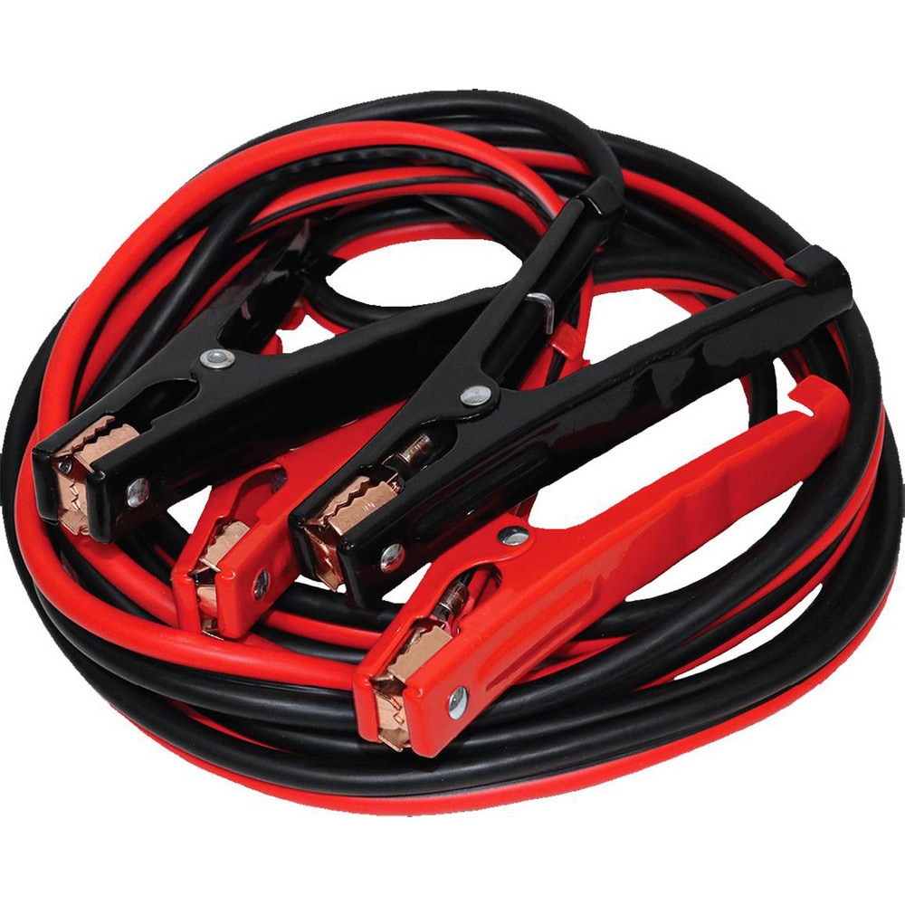 Booster Cables; Cable Type: Booster Cable; Wire Gauge: 8; Wire Material: Copper Clad Aluminum; Cable Length: 16.000; Cable Color: Red, Black