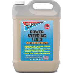 Power Steering Fluid; Type: Power Steering Conditioner & Leak Stop; Container Size: 1 gal; Container Type: Plastic Bottle; Performance Rating: Domestic/Import Power Steering Systems; Color: Yellow; Flammability: Non-Flammable