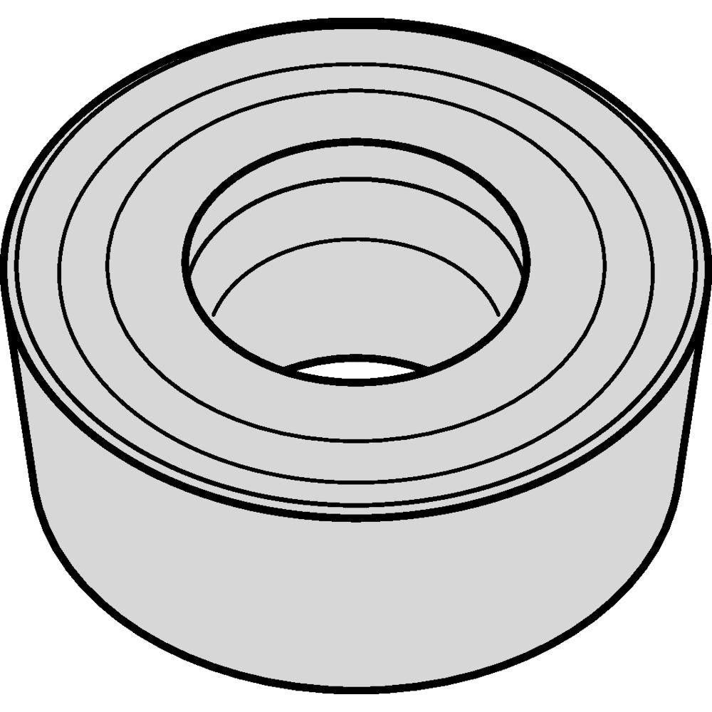 Turning Insert: RCMT0803M0 KCP25C, Carbide