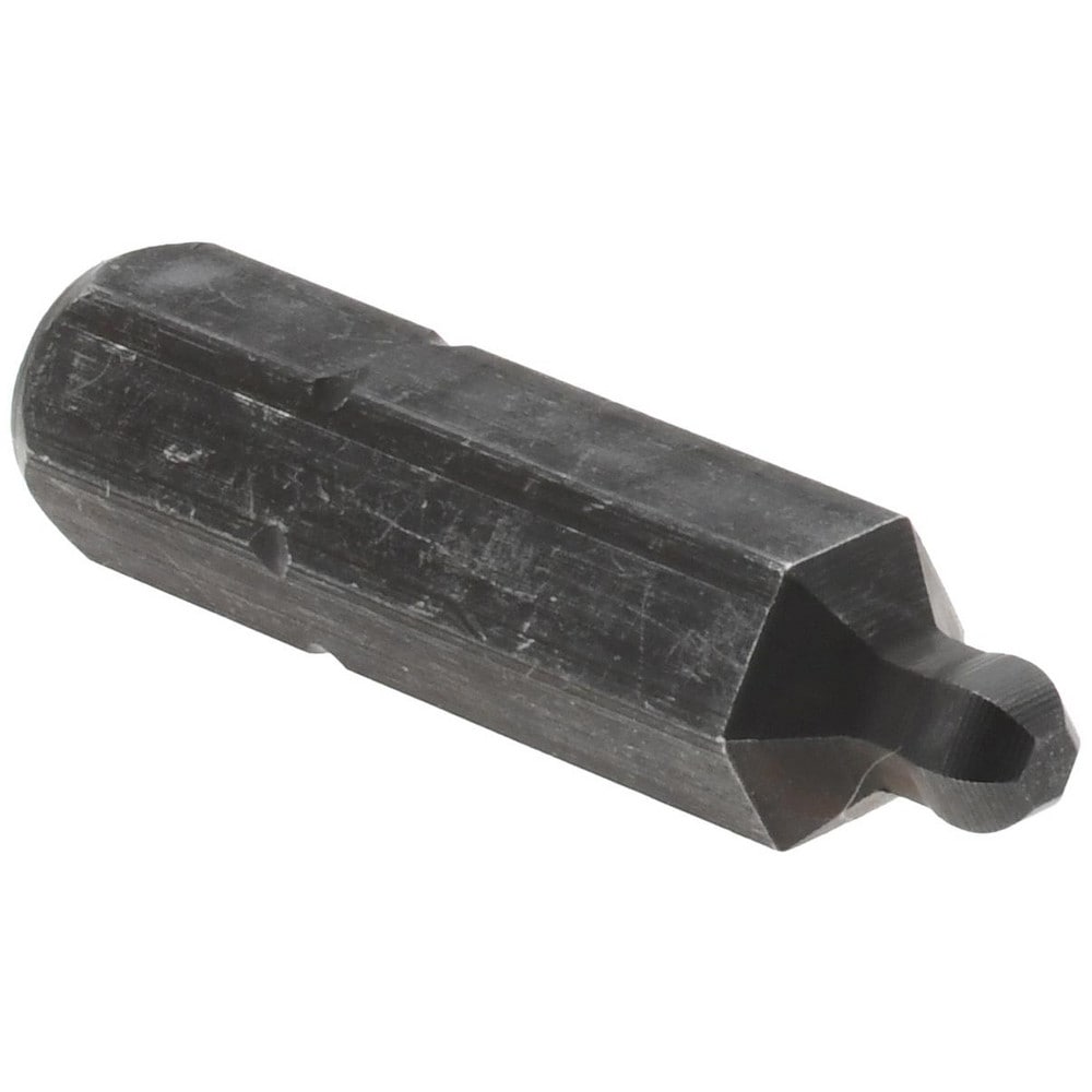 Hex Screwdriver Bits; Type: Ball End Hex Bit; Ball End: Yes; Measurement Type: Inch; Drive Size: 1/4; Hex Size (Inch): 5/32