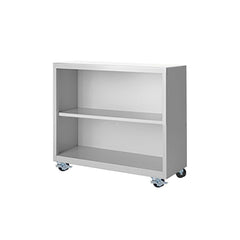 Bookcases; Overall Height: 33; Overall Width: 36; Overall Depth: 13; Material: Steel; Color: Denim Blue; Shelf Weight Capacity: 160