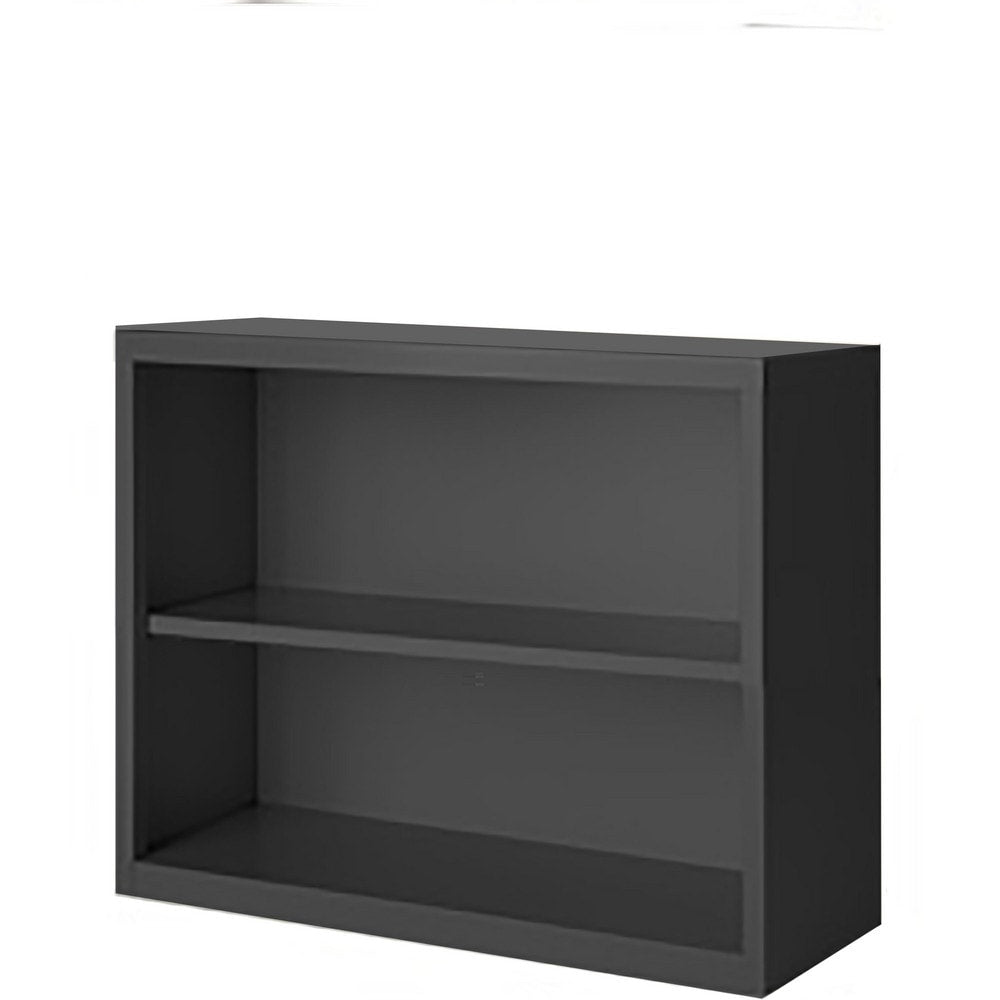 Bookcases; Overall Height: 30; Overall Width: 36; Overall Depth: 13; Material: Steel; Color: Navy Blue; Shelf Weight Capacity: 160