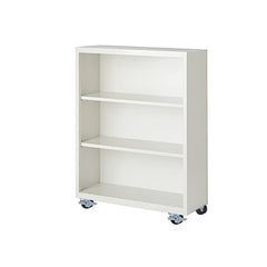 Bookcases; Overall Height: 45; Overall Width: 36; Overall Depth: 18; Material: Steel; Color: Dove Gray; Shelf Weight Capacity: 160