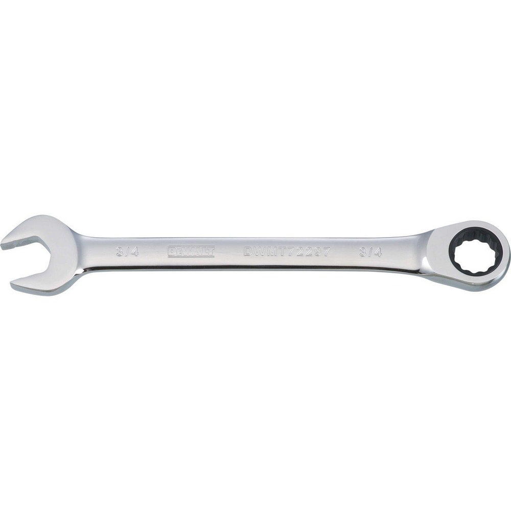 Combination Wrench: 3/4" Head Size, 15 deg Offset