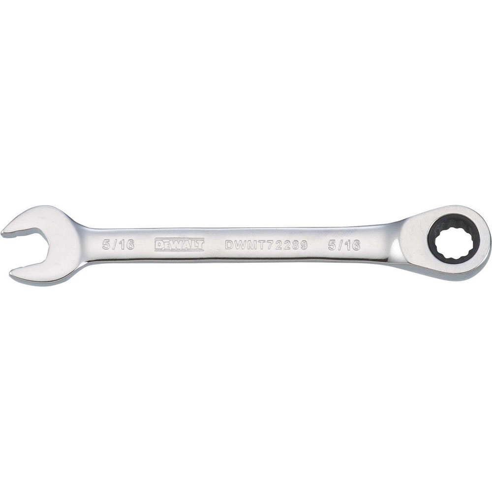 Combination Wrench: 5/16" Head Size, 15 deg Offset