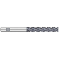 Corner Radius End Mill: 3/4" Dia, 4" LOC, 0.0300" Radius, 4 Flute, Solid Carbide