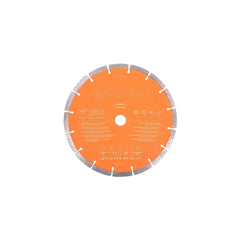 Wet & Dry-Cut Saw Blade: 9" Dia, 7/8" Arbor Hole, 16 Teeth