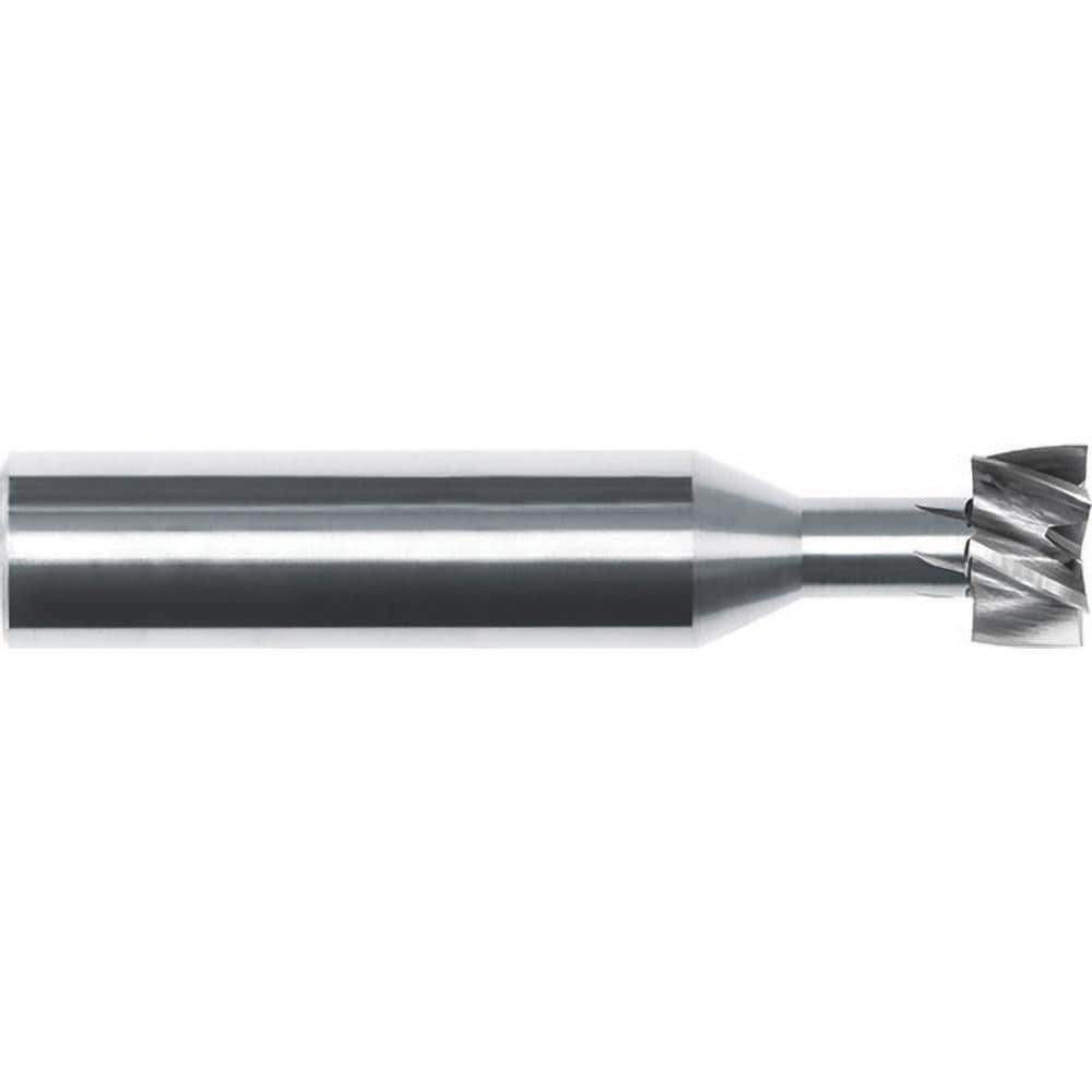 Woodruff Keyseat Cutter: 1" Cut Dia, 3/4" Cut Width, 1" Shank Dia, Straight Tooth