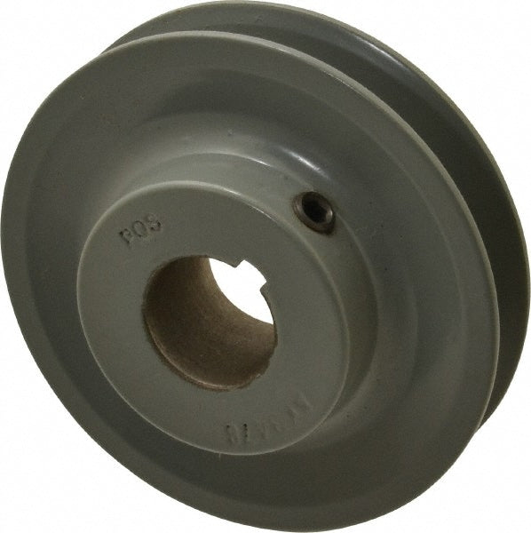 7/8" Bore Diam, 3.45" OD, Finished Bore Single Groove Sheave