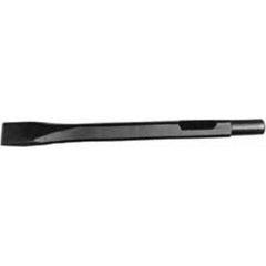 Hammer & Chipper Replacement Chisel: Scaling, 1-1/2" Head Width, 9" OAL, 5/8" Shank Dia