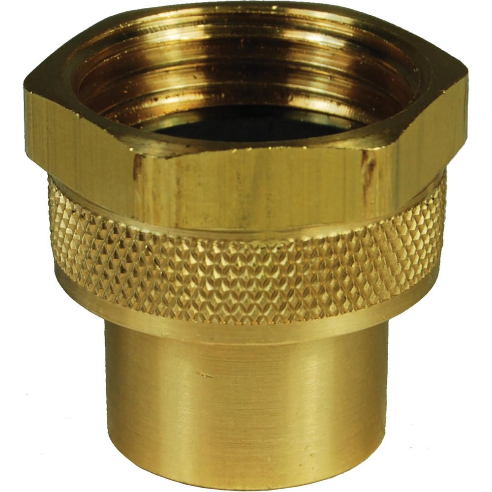 Garden Hose Fittings & Repair Kits; Kit Type: Adapter ; Connector Type: Female Hose x Female Pipe; Compatible Hose Diameter: 0.75; Thread Size (Inch): 3/4 x 3/4; Thread Type: NPTF, GHT; Material: Brass; Color: Copper