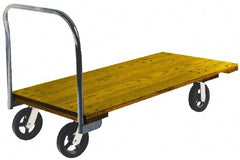 Platform Truck: 1100 lb Capacity, Hardwood,