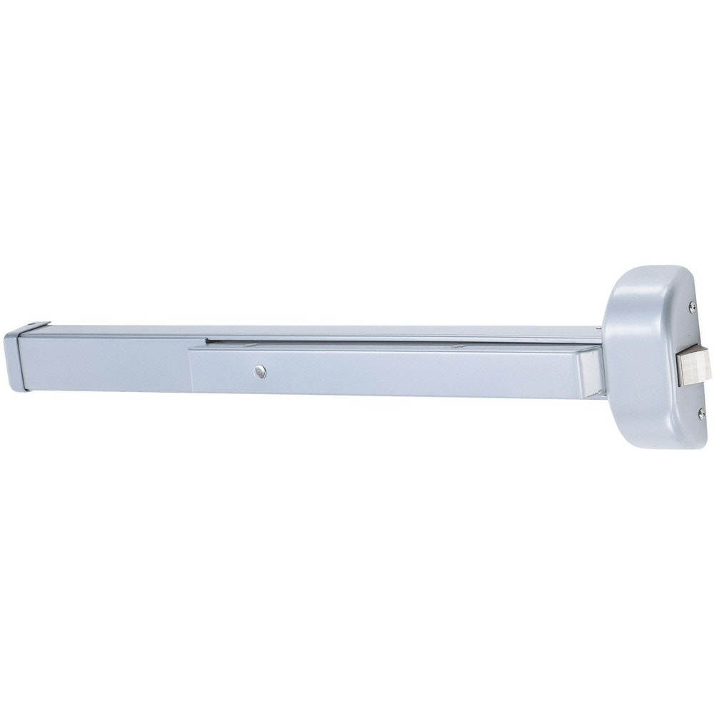 Push Bars; Material: Metal; Locking Type: Exit Device Only; Maximum Door Width: 2.5 ft; Finish/Coating: Aluminum Painted; Minimum Door Width: 2.5 ft