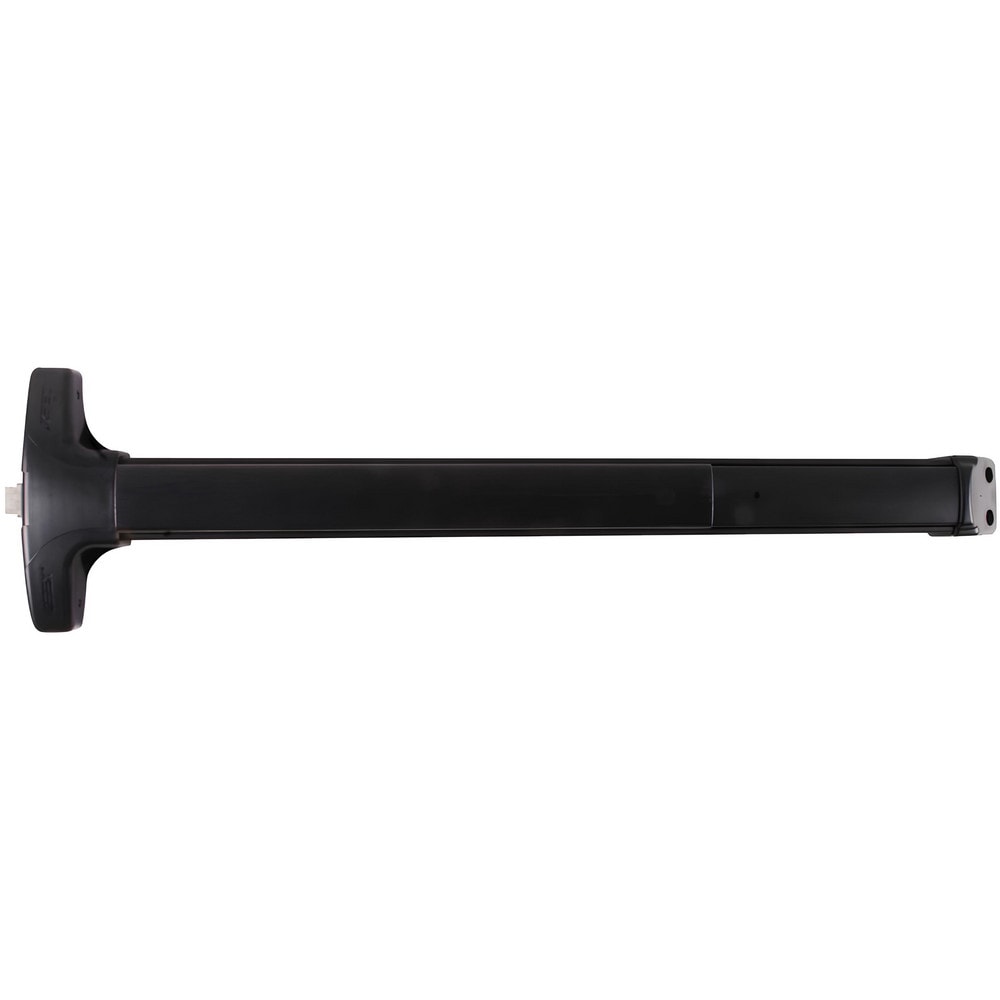 Push Bars; Material: Metal; Locking Type: Exit Device Only; Maximum Door Width: 3 ft; Finish/Coating: Satin Black Anodized Aluminum; Minimum Door Width: 3 ft