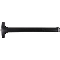 Push Bars; Material: Metal; Locking Type: Exit Device Only; Maximum Door Width: 4 ft; Finish/Coating: Satin Black Anodized Aluminum; Minimum Door Width: 4 ft