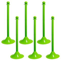 Barrier Posts; Post Type: Standard Post; Post Material: Polyethylene, Plastic; Base Material: Plastic; Surface Style: Solid Color