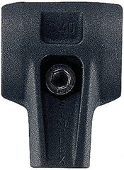 1-1/2" Face Diam, Black Hammer Head Housing